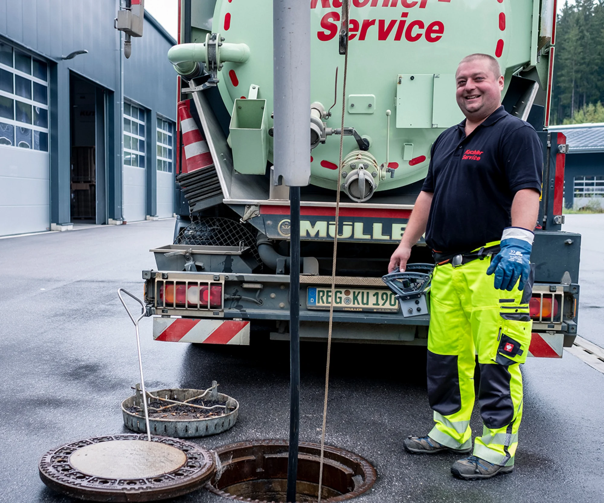 Kanalreinigung für freie Leitungen in Burgau